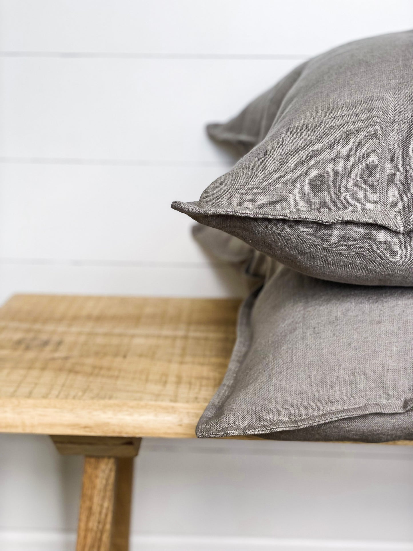 Cushion Cover - Stone European Linen