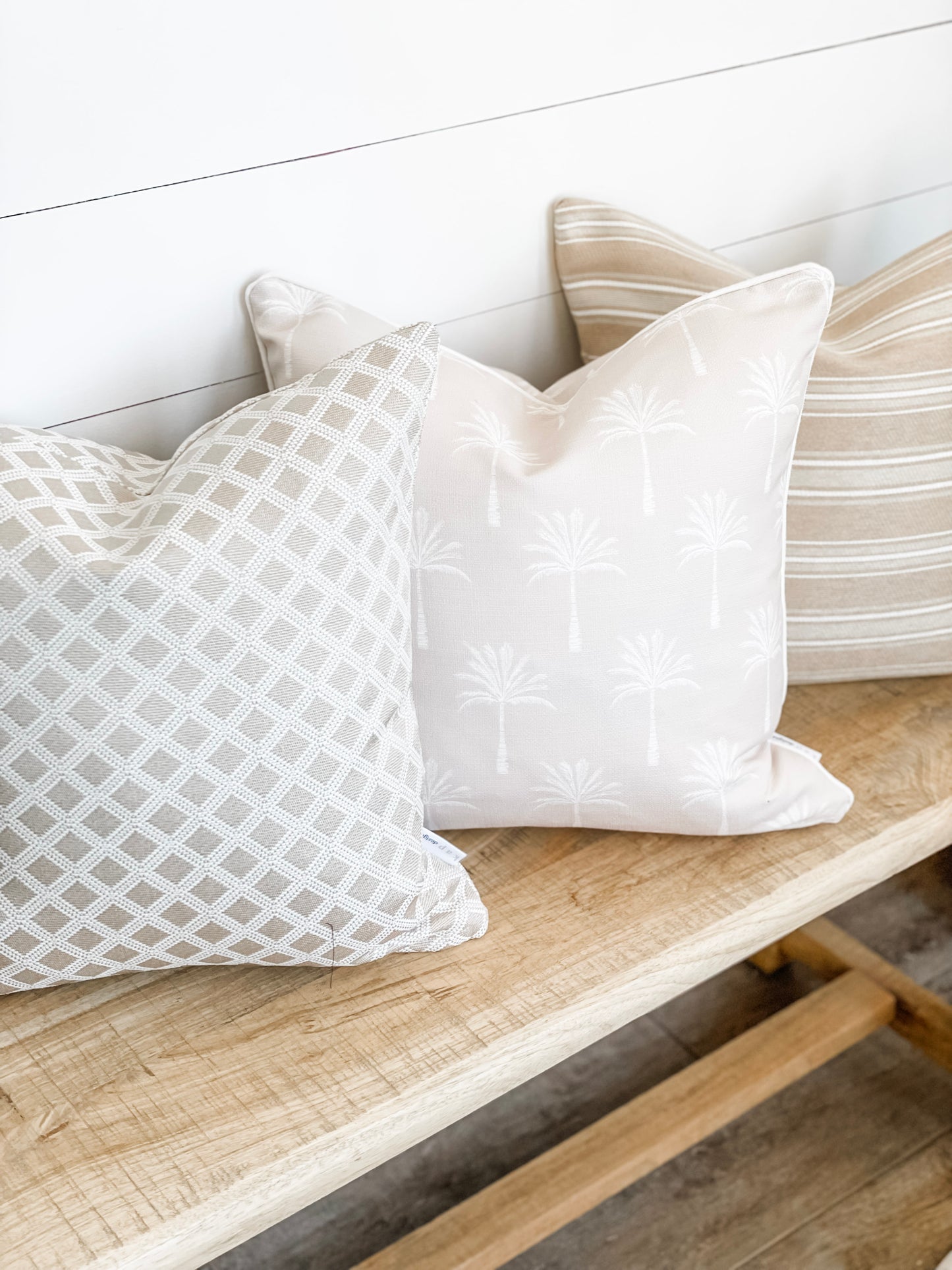 Outdoor Cushion Cover - Sand Stripe