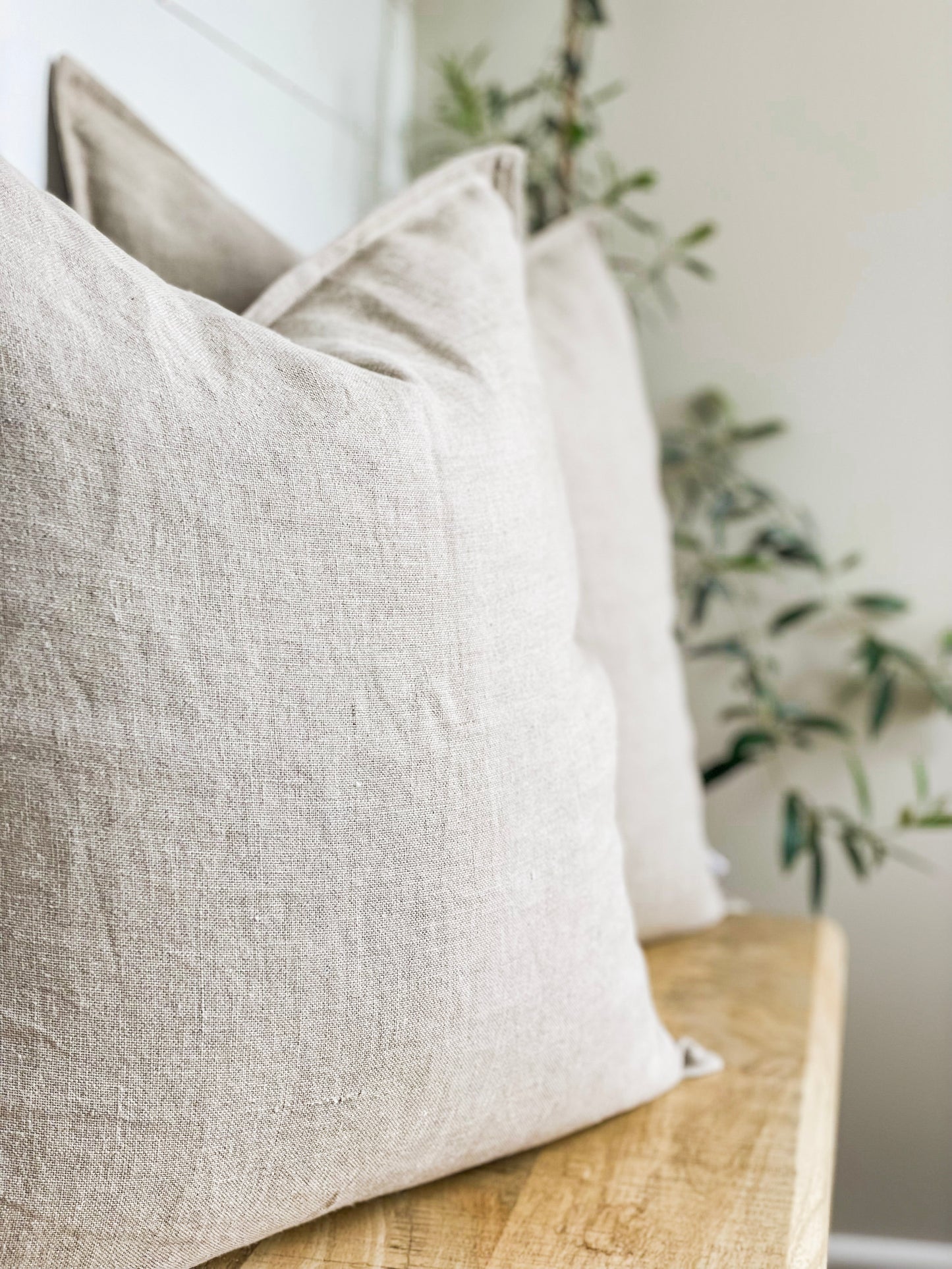 Cushion Cover - Natural European Linen