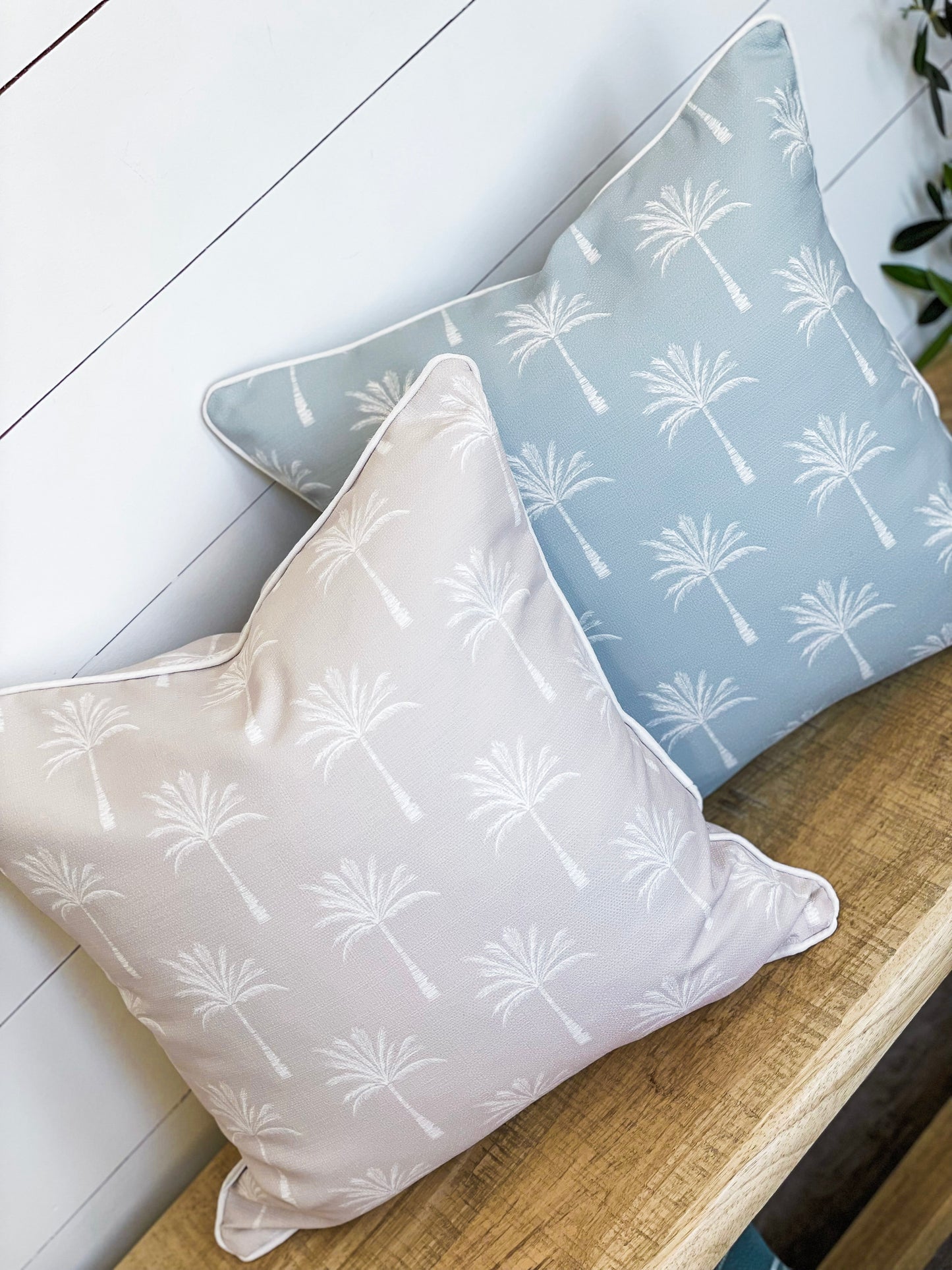 Outdoor Cushion Cover - Natural Palm