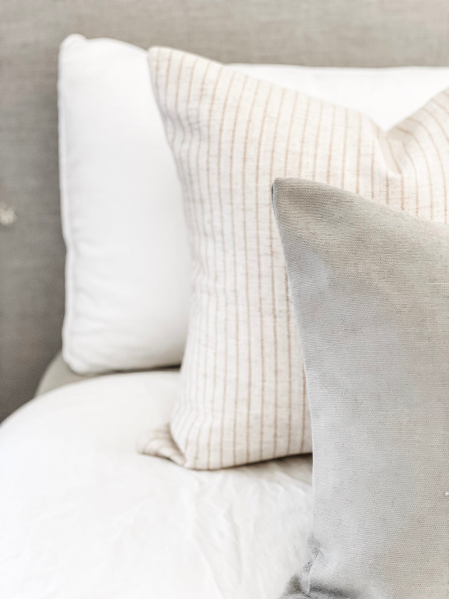 Cushion Cover - Amber Stripe
