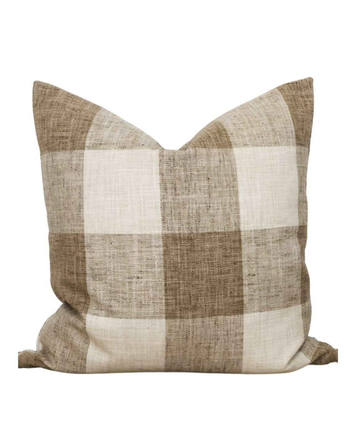 Cushion Cover - Chestnut Check