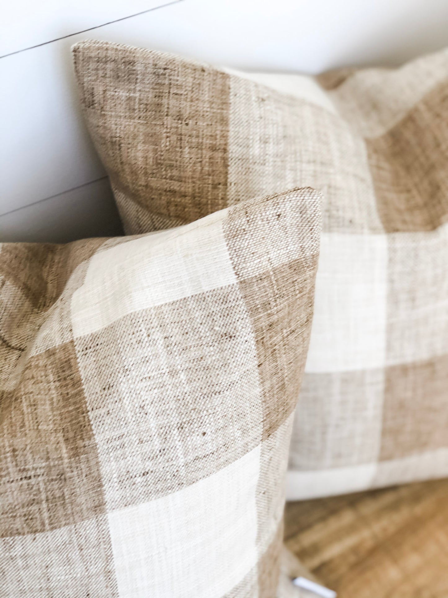 Cushion Cover - Chestnut Check