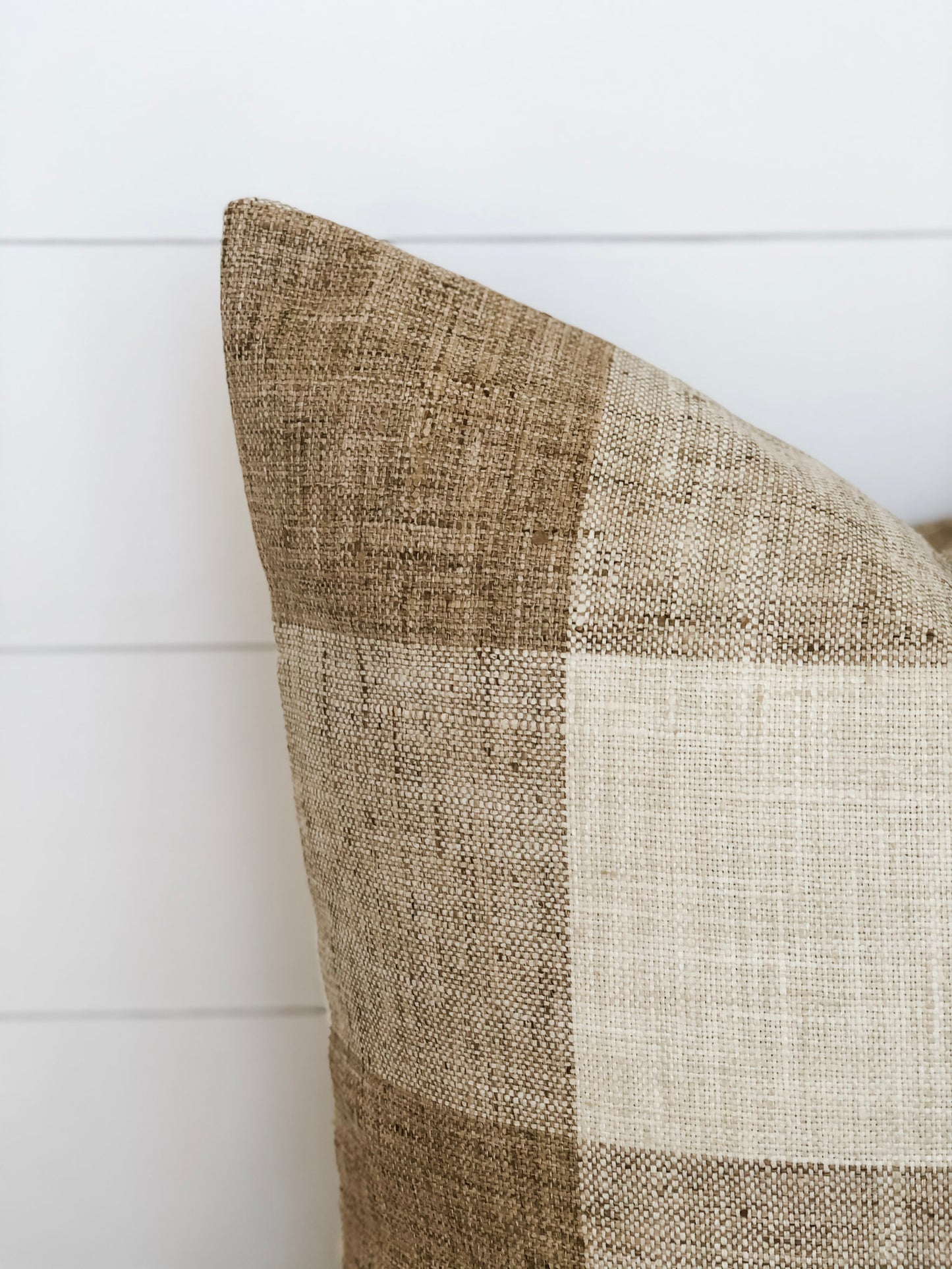 Cushion Cover - Chestnut Check