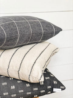 Cushion Cover - Slate Stripe