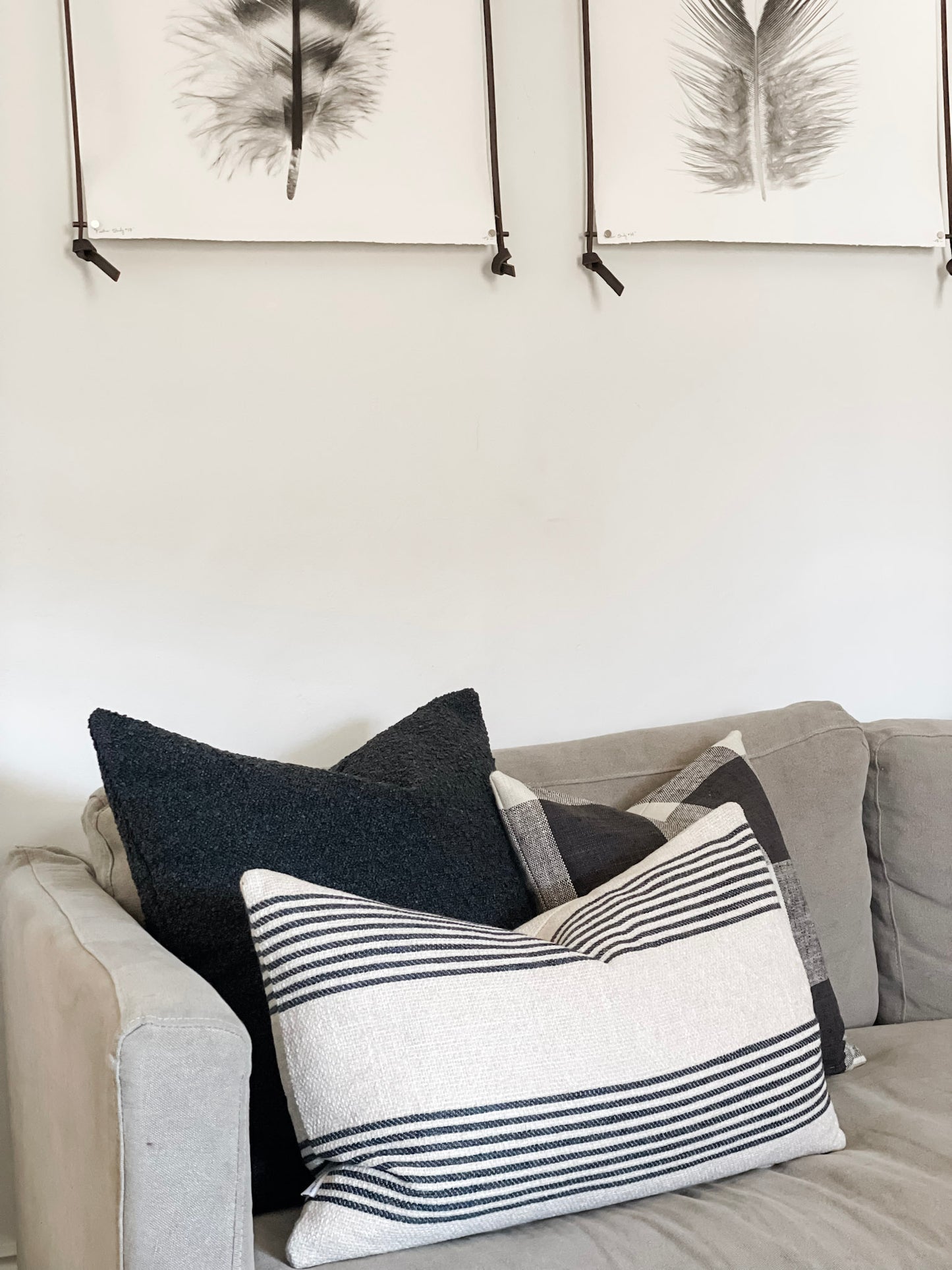 Cushion Cover - Ebony Boucle