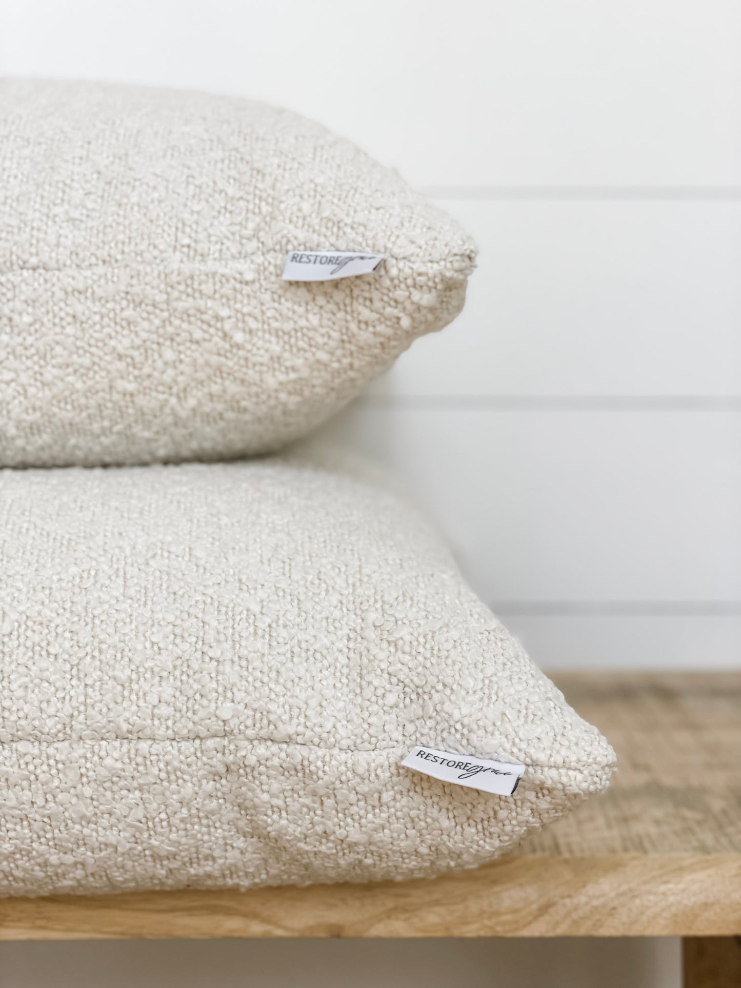 Cushion Cover - Ivory Boucle