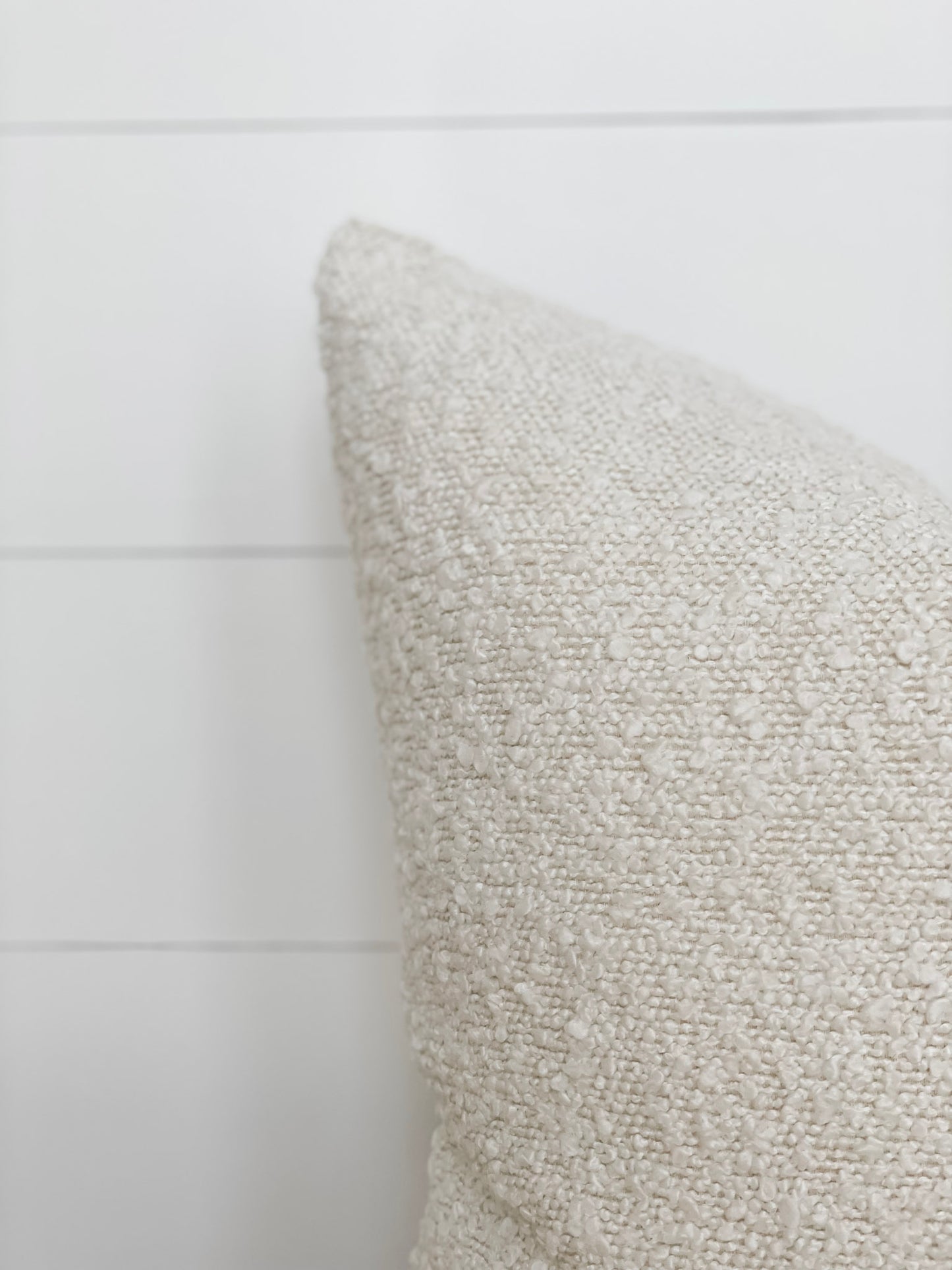 Cushion Cover - Ivory Boucle