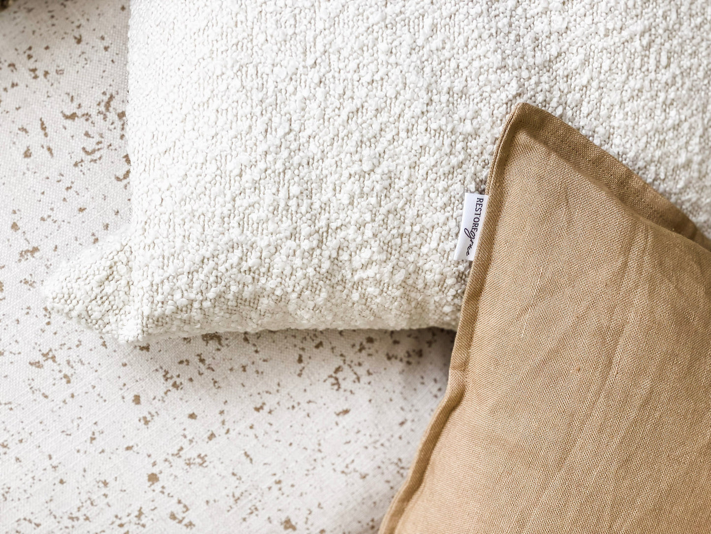 Cushion Cover - Ivory Boucle