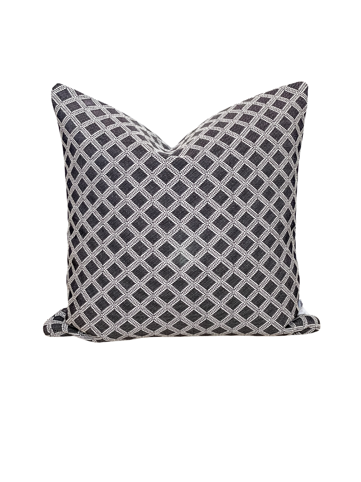 Outdoor Cushion Cover - Deep Navy Cross Hatch