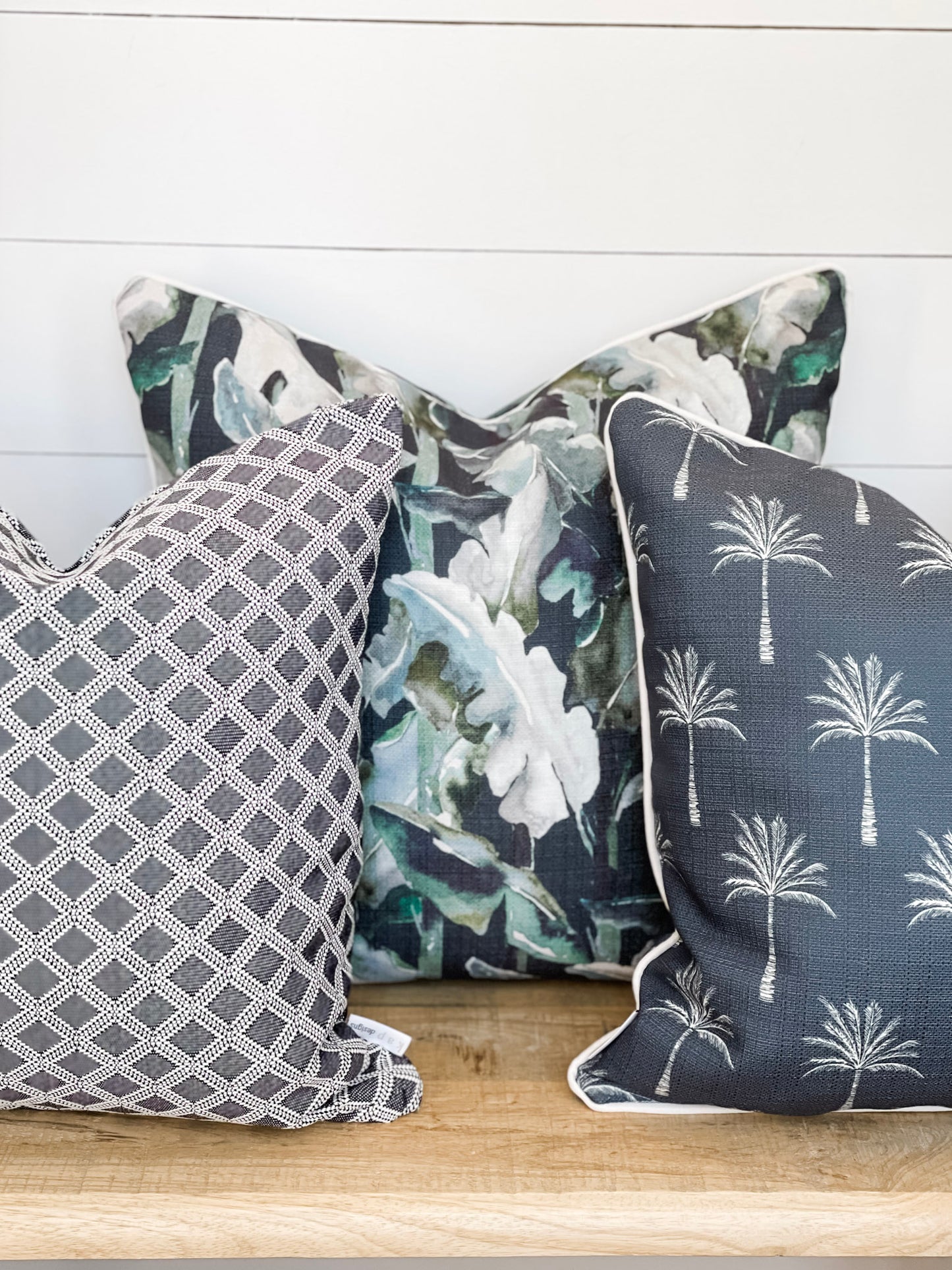 Outdoor Cushion Cover - Navy Jungle