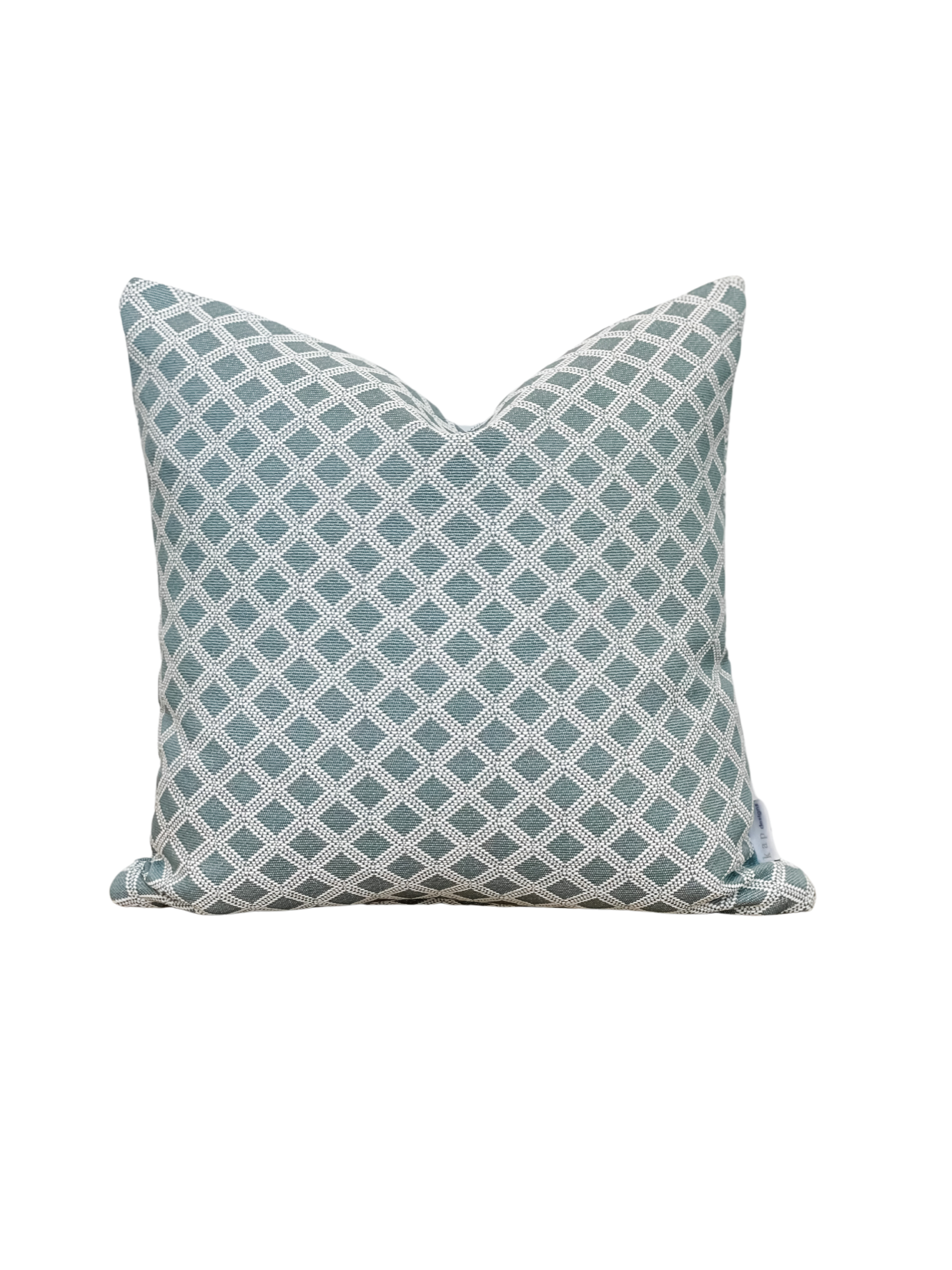 Outdoor Cushion Cover - Ocean Cross Hatch