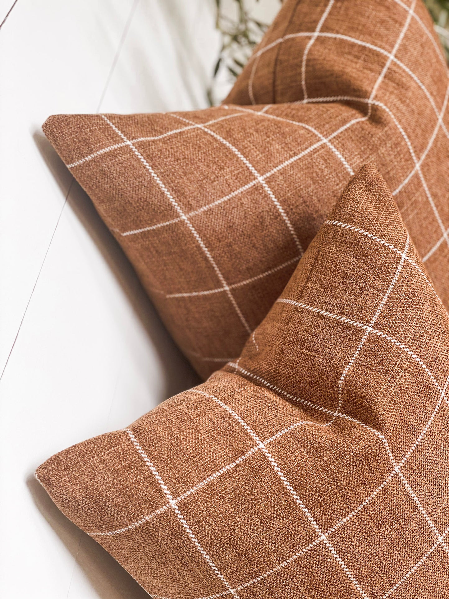 Cushion Cover - Saddle Check