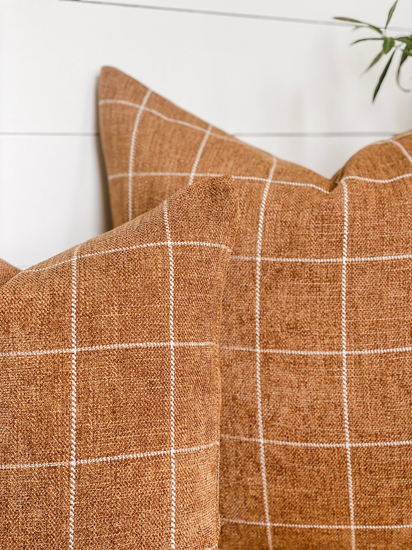Cushion Cover - Saddle Check