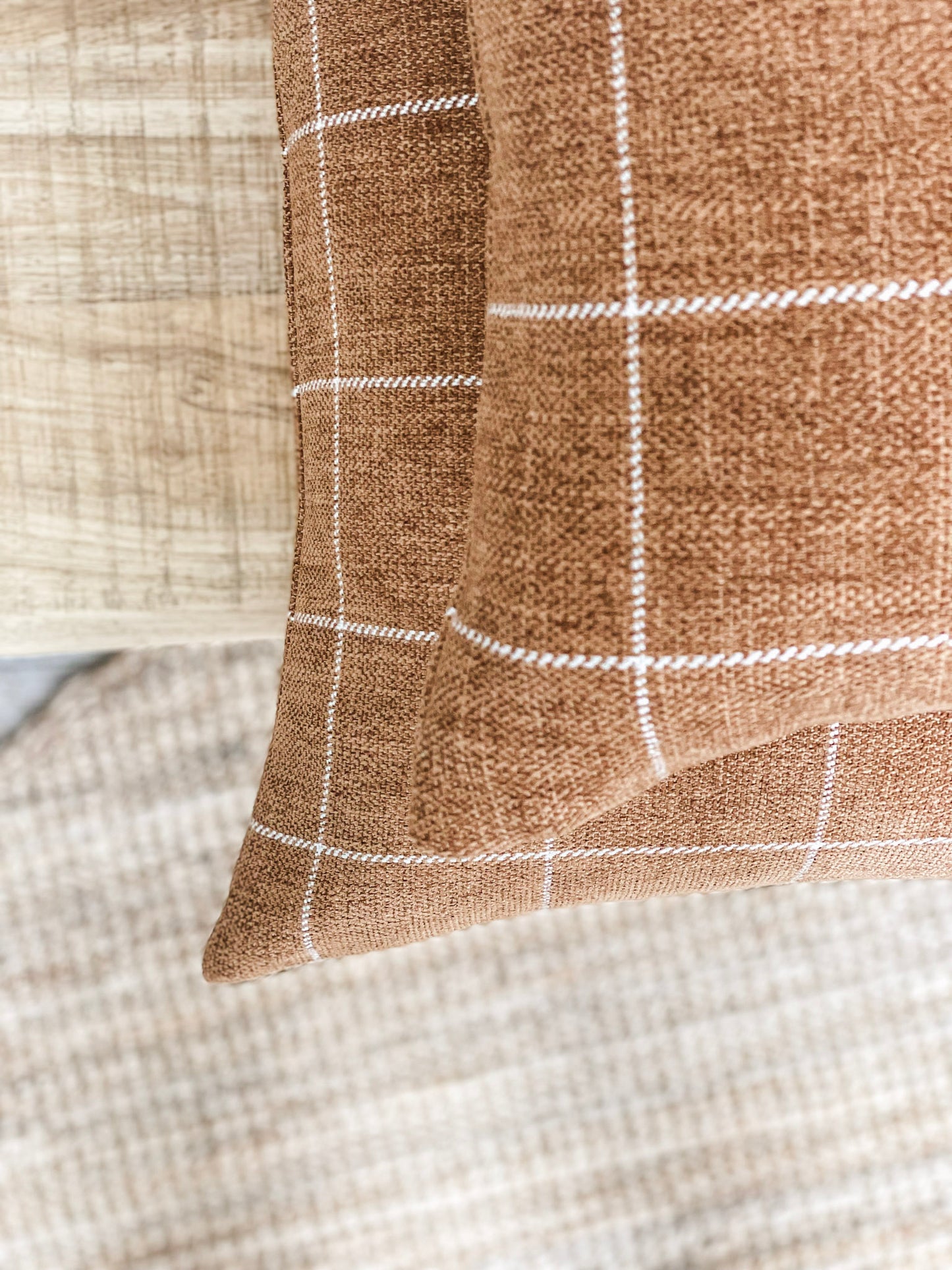 Cushion Cover - Saddle Check