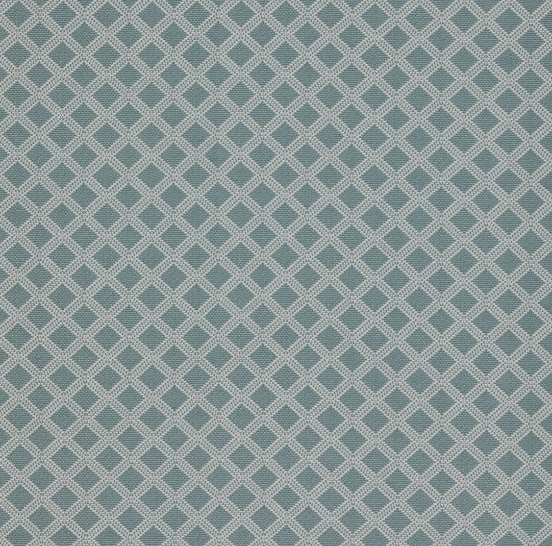 Fabric Swatch - Outdoor Ocean Cross Hatch