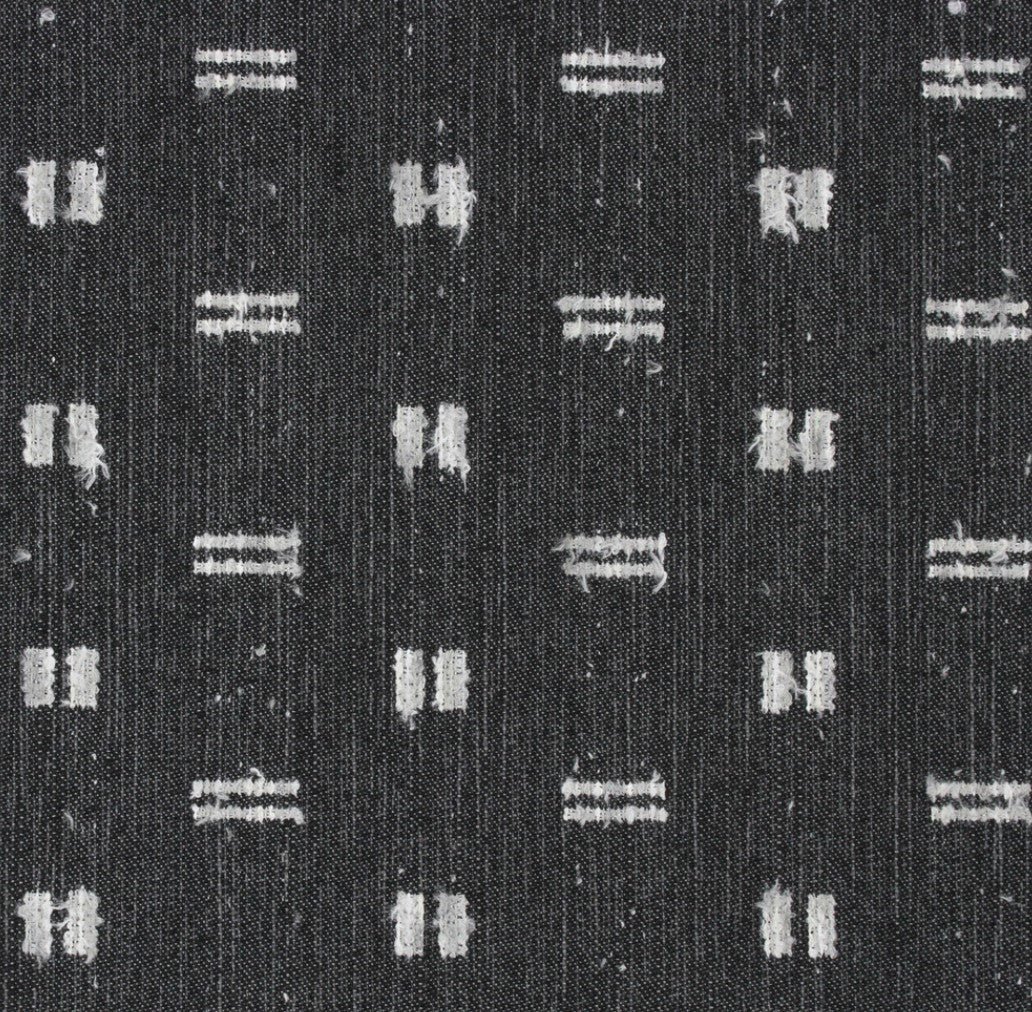 Fabric Swatch - Charcoal Etch