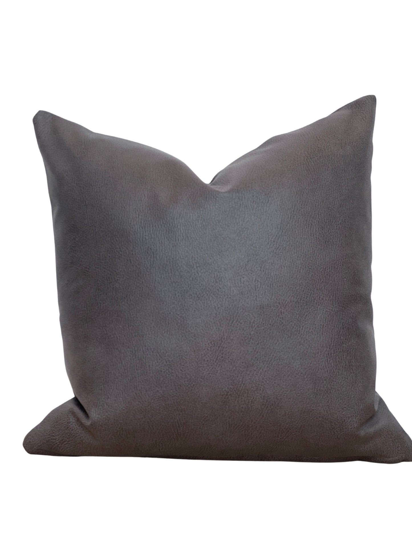 Cushion Cover - Slate Vegan Leather