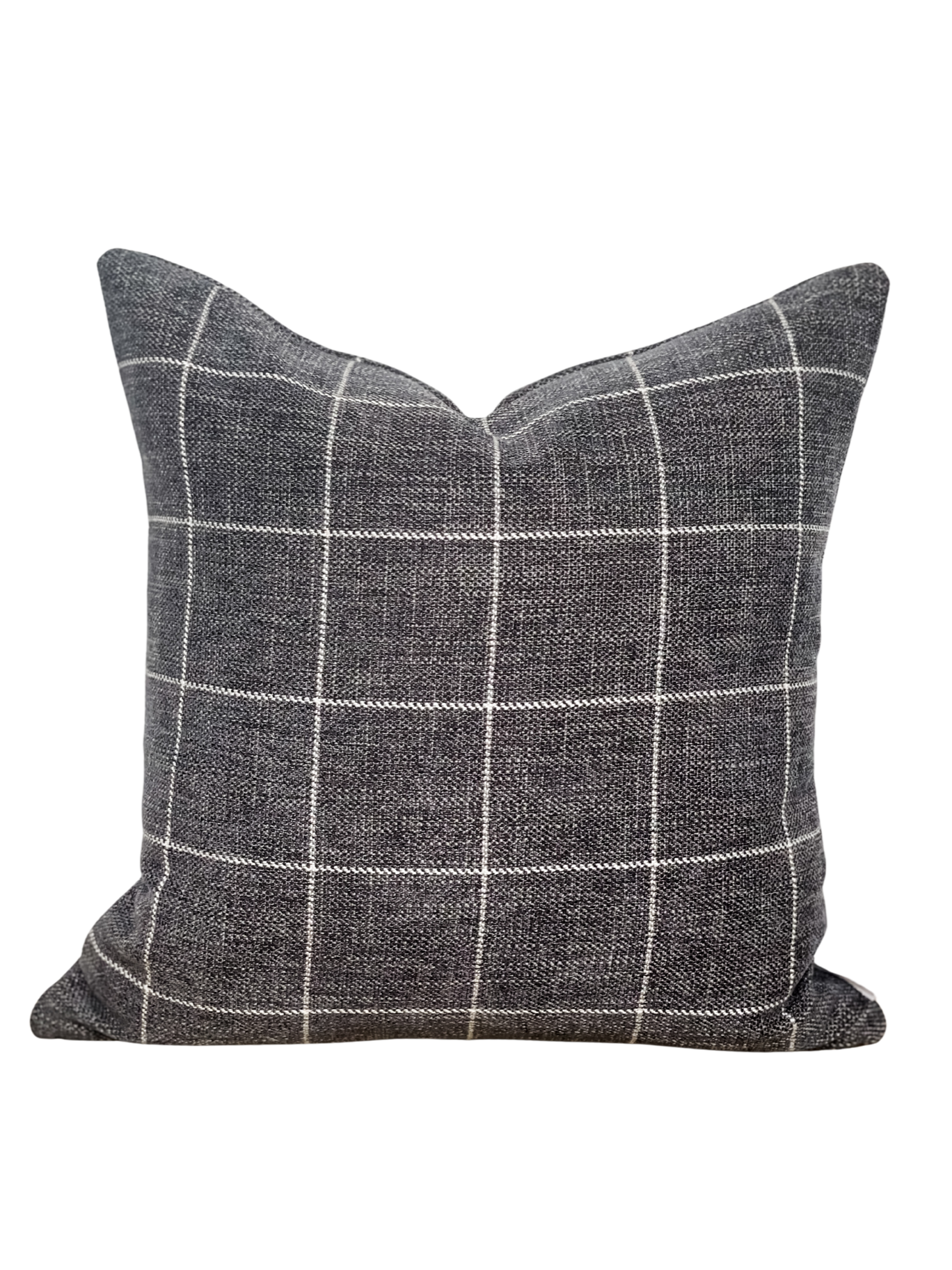 Cushion Cover - Slate Check