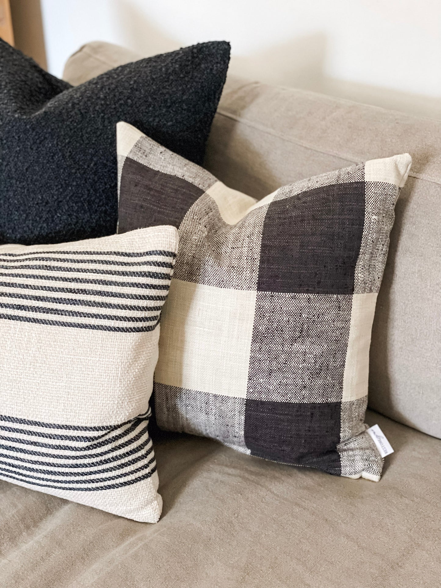Cushion Cover - Thunder Check