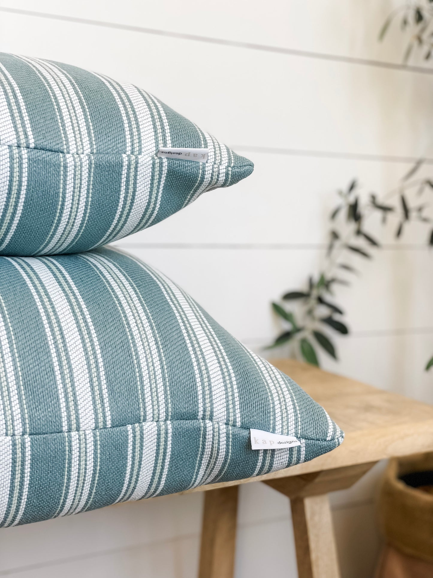 Outdoor Cushion Cover - Ocean Stripe