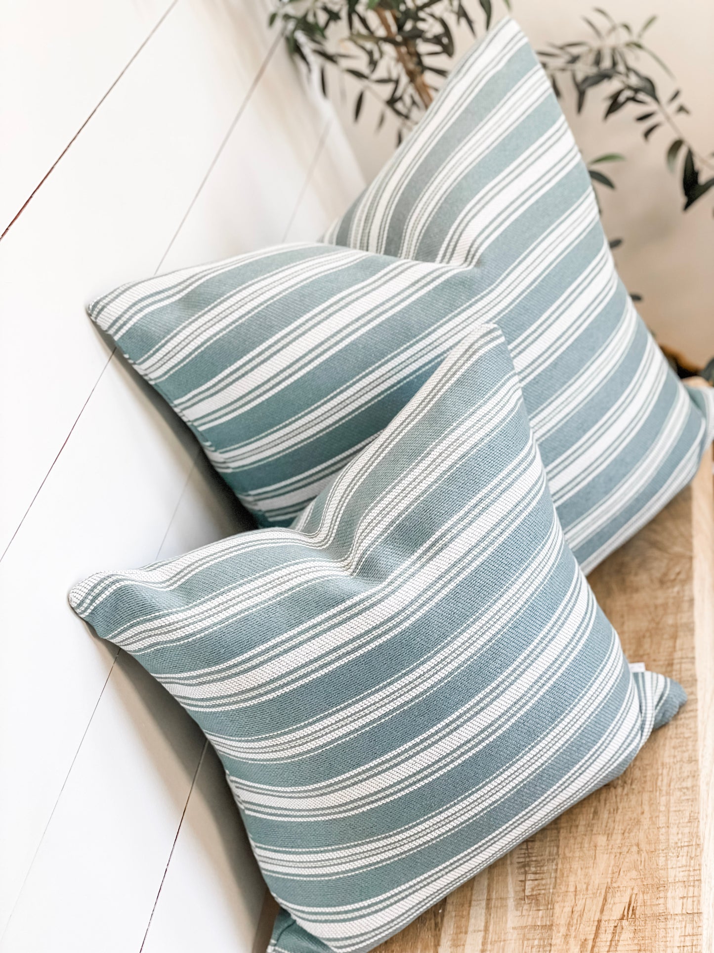 Outdoor Cushion Cover - Ocean Stripe