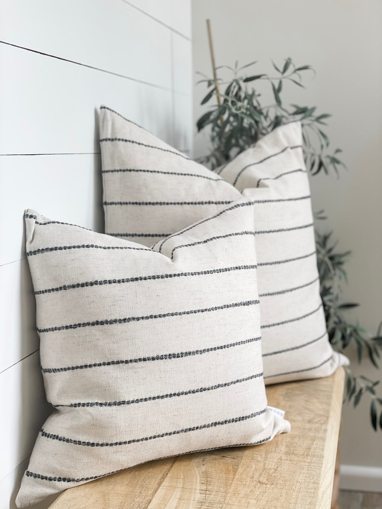 Cushion Cover - Slate Stripe