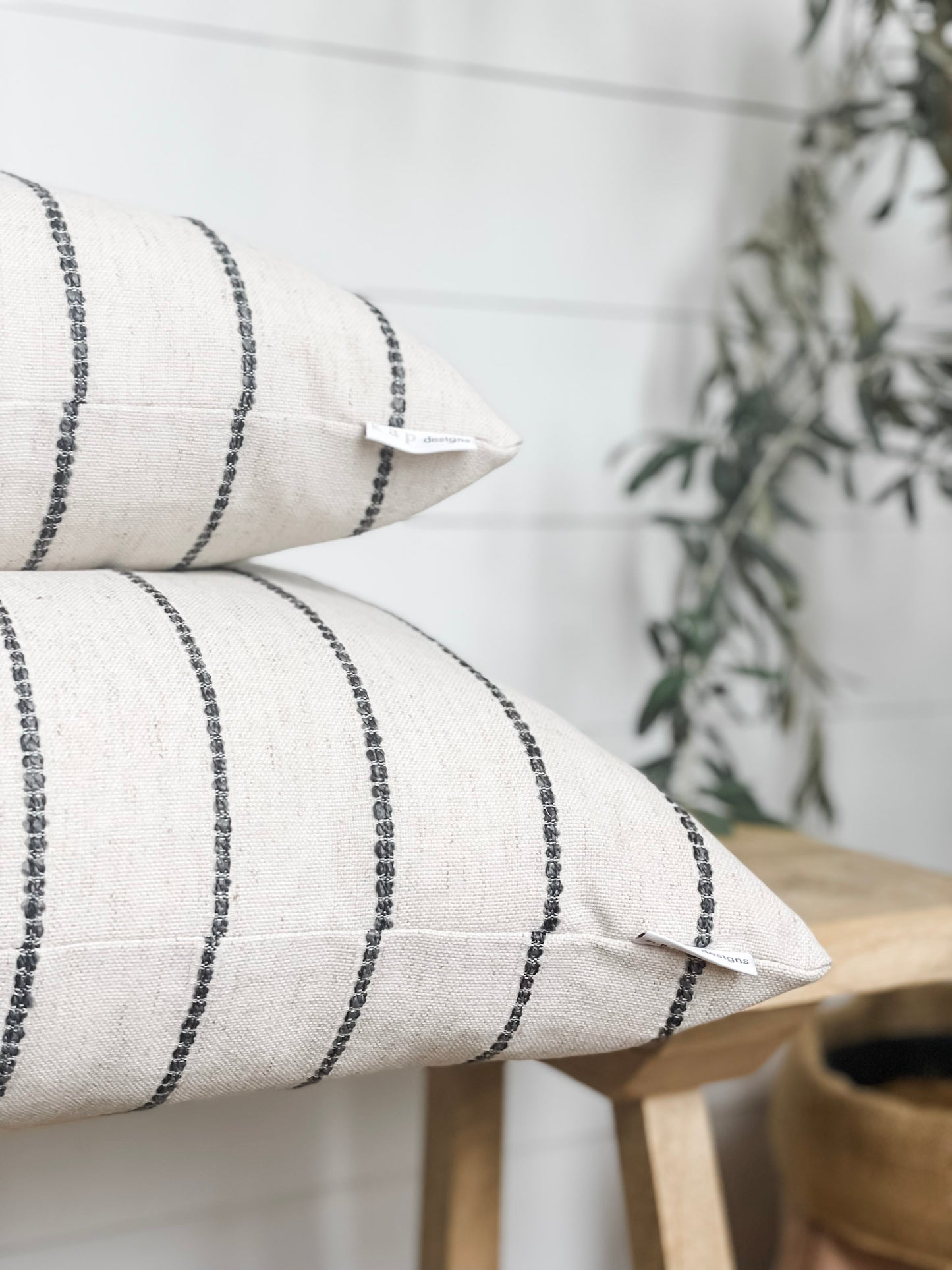 Cushion Cover - Slate Stripe