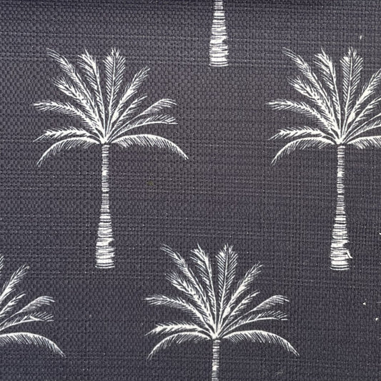 Fabric Swatch - Outdoor Deep Navy Palm