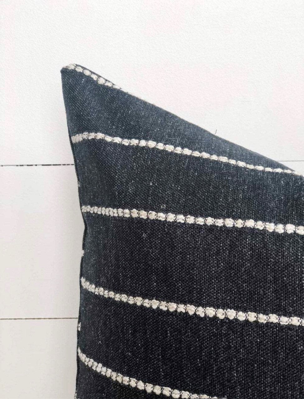 Cushion Cover - Onyx Stripe