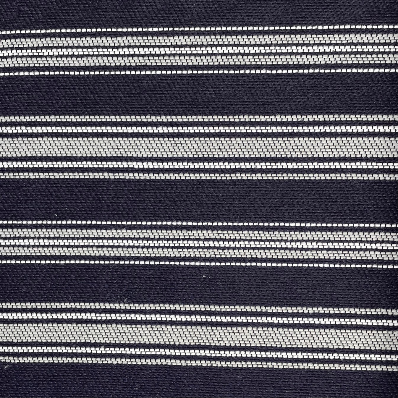 Fabric Swatch - Outdoor Deep Navy Stripe